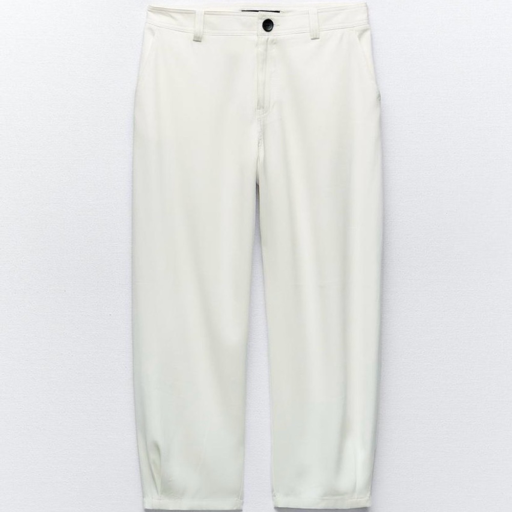 Zara Hammer White  Pants